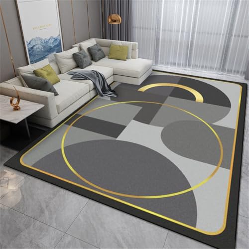 RUGMRZ Kinder Teppiche 100X160Cm Flur Teppich Läufer 13 Schwarz Leichtes Luxus Wohnzimmer Einfaches Schlafzimmer Mädchen Möbelgleiter RUGMRZ Kinder Teppiche 100X160Cm Flur Teppich Läufer 13 Schwarz Leichtes Luxus Wohnzimmer Einfaches Schlafzimmer Mädchen Möbelgleiter von RUGMRZ