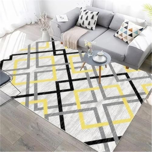 RUGMRZ Kinder Zimmer Für Jungs Teppich Geometrische Sofadekoration Das Wohnzimmer Natur Gelb Ultra Soft Modern Area Rugs Bad Waschbar 180X280CM RUGMRZ Kinder Zimmer Für Jungs Teppich Geometrische Sofadekoration Das Wohnzimmer Natur Gelb Ultra Soft Modern Area Rugs Bad Waschbar 180X280CM von RUGMRZ