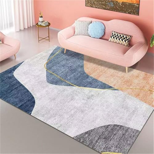 RUGMRZ Kinder Zimmer Outdoorteppich Grau-Blaue Tuschemalerei kann angepasst Werden. Teppich Rug 100X200CM RUGMRZ Kinder Zimmer Outdoorteppich Grau-Blaue Tuschemalerei kann angepasst Werden. Teppich Rug 100X200CM von RUGMRZ