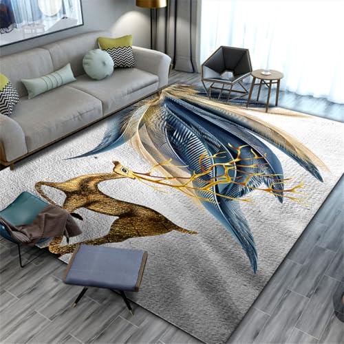 RUGMRZ Kinderteppich Wald 180X280Cm Dekoration Teenager Mädchen Zimmer 27 Grau Teppich Dunkel Flur Licht Luxus Wohnzimmer Sofa Schlafzimmer Abstrakt Waschbar RUGMRZ Kinderteppich Wald 180X280Cm Dekoration Teenager Mädchen Zimmer 27 Grau Teppich Dunkel Flur Licht Luxus Wohnzimmer Sofa Schlafzimmer Abstrakt Waschbar von RUGMRZ
