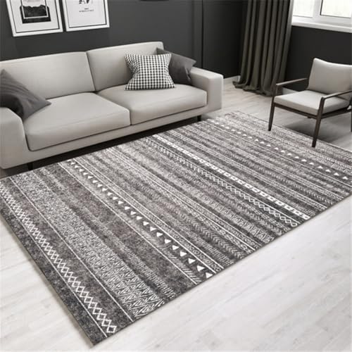 RUGMRZ Kinderzimmer Teppiche Mädchen 200X200Cm Teppich 43 Schwarz Einfaches Wohnzimmer Modernes Sofa Couchtisch Schlafzimmer Nachttisch Waschbar In Waschmaschine Fürs von RUGMRZ