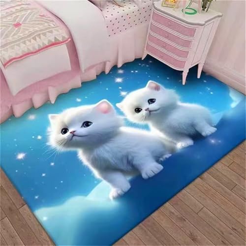 RUGMRZ Kinderzimmer Teppiche Mädchen Schlafzimmer Teppich Cartoon-Muster Design weich und bequem Kinderteppich Jungen 160x220cm von RUGMRZ