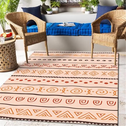 RUGMRZ Kinderzimmer Teppiche Rosa Blumenmuster Rechteck weich und bequem kann angepasst Werden 50X80CM von RUGMRZ