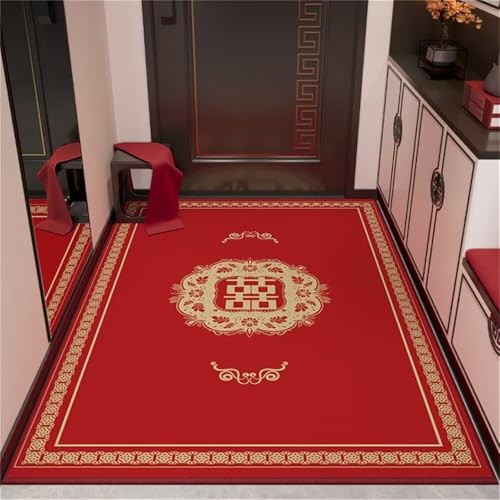 RUGMRZ Kinderzimmerteppich Junge Teppich Bürostuhl Geeignet Rote Heimmatte Wohnzimmer Schlafzimmer langlebig Tepich Für Esszimmer 160X200CM von RUGMRZ