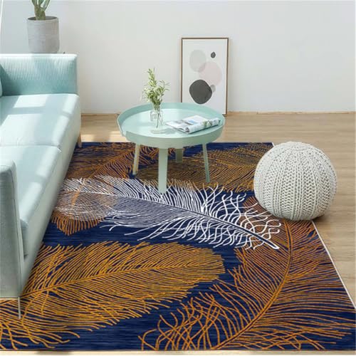 RUGMRZ Küchen Läufer Modern 300X400Cm Deko Wohnzimmer Blau Auslegware Kinderzimmer Spiele Teppich Mädchen Kinder Teppichefedermuster Schlafzimmer Verschiedene Größen RUGMRZ Küchen Läufer Modern 300X400Cm Deko Wohnzimmer Blau Auslegware Kinderzimmer Spiele Teppich Mädchen Kinder Teppichefedermuster Schlafzimmer Verschiedene Größen von RUGMRZ