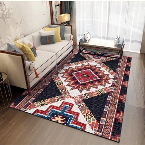 RUGMRZ Küchenteppich RutschfestTeppich Antirutschmatte Design Teppich 80x120CM teppichmatte rotGrauer Wohnzimmer-Dekorations-Teppich. Area Rugs von RUGMRZ