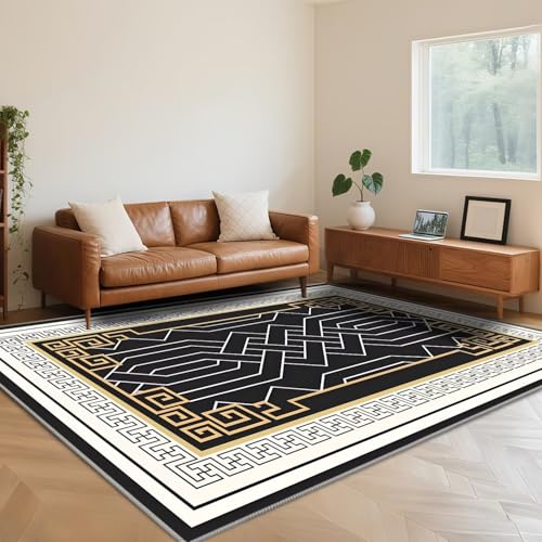 RUGMRZ Kurzflor Schmutzfangmatte 60X90cm,Waschbar Einfache Linien Schwarzfür Eingang,Balkon,Flur RUGMRZ Kurzflor Schmutzfangmatte 60X90cm,Waschbar Einfache Linien Schwarzfür Eingang,Balkon,Flur von RUGMRZ