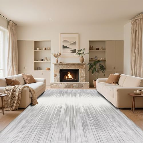 RUGMRZ Kurzflor Teppich Eingangsbereich Innen Light Grau 60x90cm,Moderne Einfachheit Weich,Flach für Schlafzimmer,Esszimmer,Vorzimmer von RUGMRZ