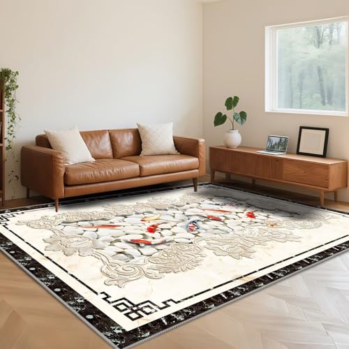 RUGMRZ Kurzflor Teppich Wohnzimmer 160X250cm,Kuschelig Weich Chinesischer Stil Blaufür Schlafzimmer,Wohnungs,Esszimmer RUGMRZ Kurzflor Teppich Wohnzimmer 160X250cm,Kuschelig Weich Chinesischer Stil Blaufür Schlafzimmer,Wohnungs,Esszimmer von RUGMRZ