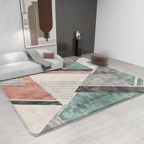 RUGMRZ Kuschel Flur Teppich 80x120cm,Grau Fußmatte Waschbar,Moderne Geometrie für Innen,Eingang,Wohnzimmer RUGMRZ Kuschel Flur Teppich 80x120cm,Grau Fußmatte Waschbar,Moderne Geometrie für Innen,Eingang,Wohnzimmer von RUGMRZ