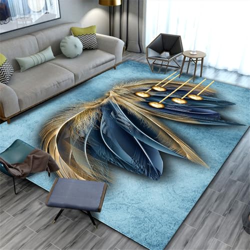 RUGMRZ Kuschelige Teppiche 80X120Cm Teppich XXL 24 Blau Küchen Kitchen Läufer Schlafzimmer Licht Luxus Wohnzimmer Sofa Abstrakt Waschbar RUGMRZ Kuschelige Teppiche 80X120Cm Teppich XXL 24 Blau Küchen Kitchen Läufer Schlafzimmer Licht Luxus Wohnzimmer Sofa Abstrakt Waschbar von RUGMRZ