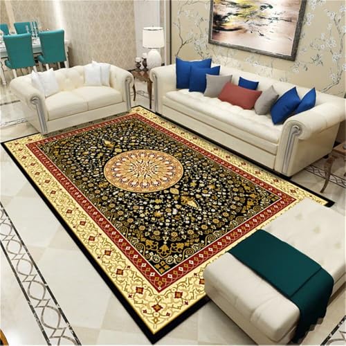 RUGMRZ Mädchen Teppich Kinderzimmer Modern Farbe Schlafzimmer Kissen Schallabsorption Flickenteppich Waschbar Wetterfest 160X230CM von RUGMRZ