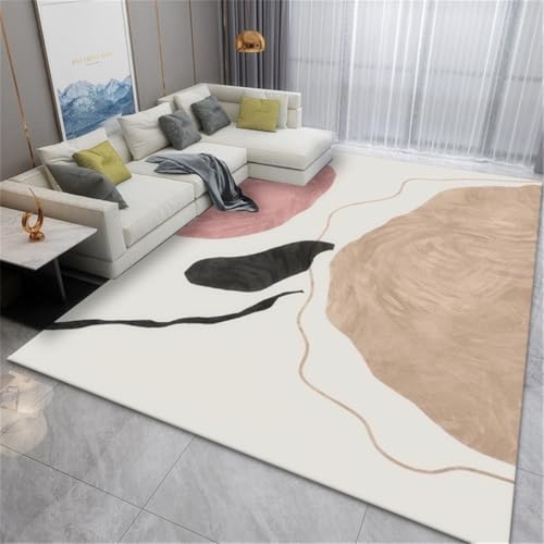 RUGMRZ Mädchenzimmer Deko Teppich Abstrakte Kunst rutschfest Waschbar Großer Mehrfarbig Wash and Dry Schlafzimmer Modern 50X80CM RUGMRZ Mädchenzimmer Deko Teppich Abstrakte Kunst rutschfest Waschbar Großer Mehrfarbig Wash and Dry Schlafzimmer Modern 50X80CM von RUGMRZ