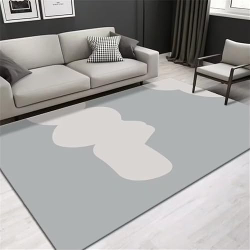 RUGMRZ Moderne Teppiche 80x120CM blau jugendzimmer deko Teppich waschbar in Waschmaschine Grauer schmutzabweisender und pflegeleichter Small Bedroom Rug mädchenzimmer jugendzim RUGMRZ Moderne Teppiche 80x120CM blau jugendzimmer deko Teppich waschbar in Waschmaschine Grauer schmutzabweisender und pflegeleichter Small Bedroom Rug mädchenzimmer jugendzim von RUGMRZ