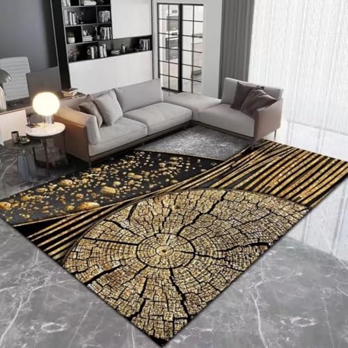 RUGMRZ Ornamente Für Möbel Rutschfestes Verschmutzungsbeständiges Waschbares Wohnzimmer Abstrakt Modern Terrassen Teppich Goldene Läufer Waschbar Kinderteppiche 180X250CM RUGMRZ Ornamente Für Möbel Rutschfestes Verschmutzungsbeständiges Waschbares Wohnzimmer Abstrakt Modern Terrassen Teppich Goldene Läufer Waschbar Kinderteppiche 180X250CM von RUGMRZ