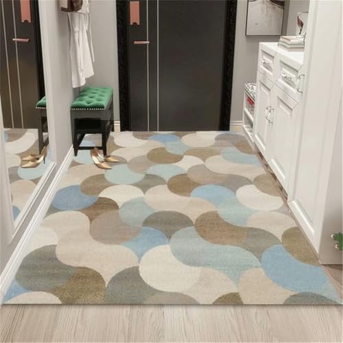 RUGMRZ Outdoor Teppiche Balkon 160X200Cm Mehrfarbig Teppich Design Deko Zimmer Teenager Bedroom Decor Teppichdas Spleißen Geometrischer Formen Ist Sich von RUGMRZ