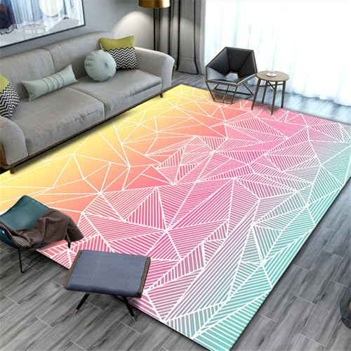 RUGMRZ Outdoorteppich 200X250Cm Rutsch Teppich 11 Pink Mädchen Kinderzimmer Zimmer Moderne Minimalistische Geometrische Abstrakte Wohnzimmer Schlafzimmer RUGMRZ Outdoorteppich 200X250Cm Rutsch Teppich 11 Pink Mädchen Kinderzimmer Zimmer Moderne Minimalistische Geometrische Abstrakte Wohnzimmer Schlafzimmer von RUGMRZ