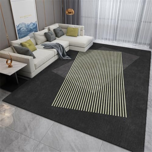 RUGMRZ Outdoorteppich 200X300Cm Matten & Teppiche 7 Schwarz Leichtes Luxus Wohnzimmer Einfaches Schlafzimmer Teppich Zuschneidbar Kurzflor RUGMRZ Outdoorteppich 200X300Cm Matten & Teppiche 7 Schwarz Leichtes Luxus Wohnzimmer Einfaches Schlafzimmer Teppich Zuschneidbar Kurzflor von RUGMRZ