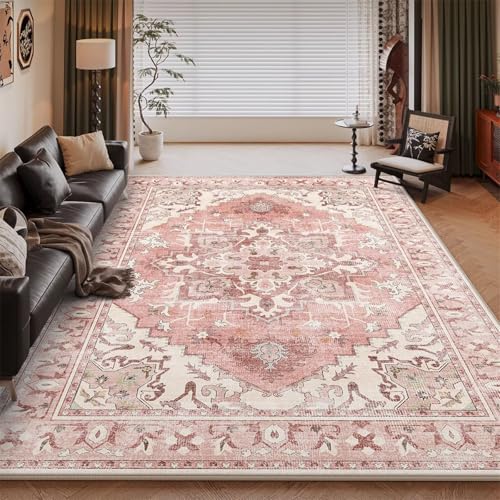 RUGMRZ Pflegeleicht Rugs Rose 100x200CM, Flore rétro for Schreibtischstuhl Esstisch Bettumrandung RUGMRZ Pflegeleicht Rugs Rose 100x200CM, Flore rétro for Schreibtischstuhl Esstisch Bettumrandung von RUGMRZ