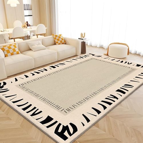 RUGMRZ Pflegeleicht Wohnzimmerteppich Kurzflor 180x250cm,Beige Teppich Gross,Moderne Einfachheit für Fliesen,Esstisch,Wohn RUGMRZ Pflegeleicht Wohnzimmerteppich Kurzflor 180x250cm,Beige Teppich Gross,Moderne Einfachheit für Fliesen,Esstisch,Wohn von RUGMRZ