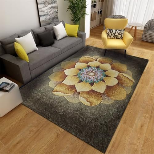 RUGMRZ Regenbogen Teppich Kinderzimmer 80X160Cm Flur 21 Gelb Moderne Minimale Schlafzimmer Mit Bettdruck Im Wohnzimmer Kuscheliger Outdoorteppich von RUGMRZ