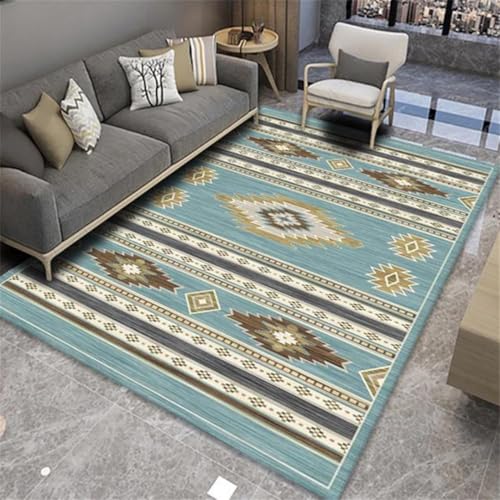 RUGMRZ Room Decor 50X80Cm Möbelgleiter Teppich 19 Grün Einfaches Wohnzimmer Schlafzimmer Zu Hause Voll Möbliert Geometrisch Maschinenwaschbar Läufer rutschfest von RUGMRZ