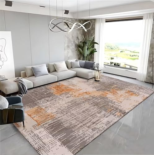 RUGMRZ Rutschfester Balkonteppich 120x180cm,Grau,Abstrakte Kunst für Bettumrandung,Bürostuhl,Mädchenzimmer RUGMRZ Rutschfester Balkonteppich 120x180cm,Grau,Abstrakte Kunst für Bettumrandung,Bürostuhl,Mädchenzimmer von RUGMRZ