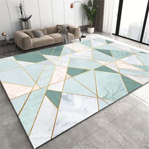 RUGMRZ Schmutzfangmatten Teppich Kinderzimmer Jungen Moderner Stil Wohnzimmertisch Rund 180X280CM von RUGMRZ