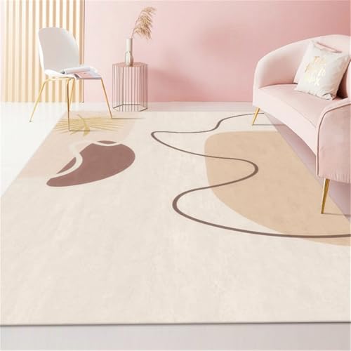 RUGMRZ Schöne Deko Abstrakte Kunst rutschfest Waschbar Teppich Mädchen Mehrfarbig Wash and Dry 50X80CM RUGMRZ Schöne Deko Abstrakte Kunst rutschfest Waschbar Teppich Mädchen Mehrfarbig Wash and Dry 50X80CM von RUGMRZ