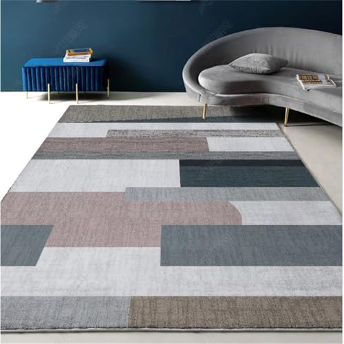 RUGMRZ Schöne Teppich 300X400Cm Esszimmer 5 Blau Moderne Minimalistische Schlafzimmer Zimmer Nachtseite Home Wohnzimmer Outdoorteppich Wash and Dry von RUGMRZ