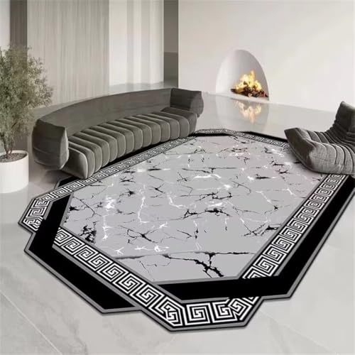 RUGMRZ Schöne Zimmer Deko 180X280Cm Rutsch Teppich 14 Schwarz Badteppich Leichter Luxus Exotisches Wohnzimmer Unregelmäßiger Marmor RUGMRZ Schöne Zimmer Deko 180X280Cm Rutsch Teppich 14 Schwarz Badteppich Leichter Luxus Exotisches Wohnzimmer Unregelmäßiger Marmor von RUGMRZ