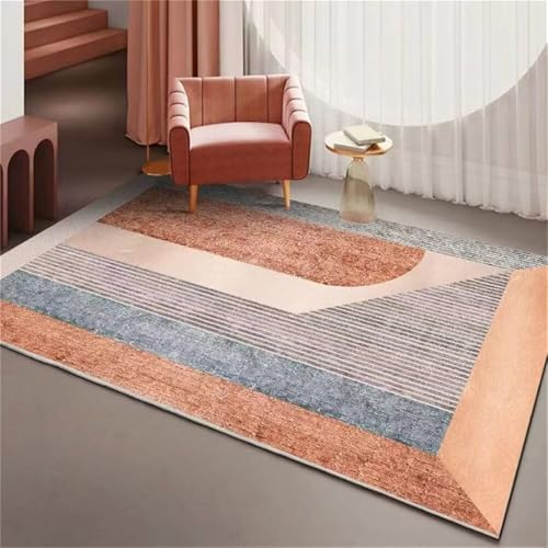 RUGMRZ Tepiche Für Schlafzimmer Sitzecke Kinderzimmer Orange blau geometrisches Design langlebig Teppichmatte Couchtisch Modern Teppich 140X200CM RUGMRZ Tepiche Für Schlafzimmer Sitzecke Kinderzimmer Orange blau geometrisches Design langlebig Teppichmatte Couchtisch Modern Teppich 140X200CM von RUGMRZ