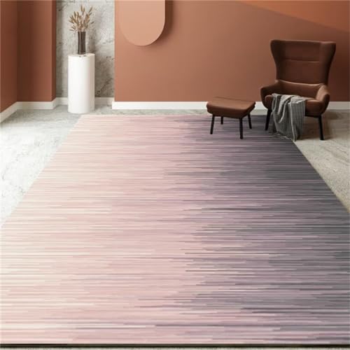 RUGMRZ Teppich Abwaschbar Geometrische Moderne Carpet Rosa inneneinrichtung Teppich Anti rutsch Teppich abwaschbar bodendeko80x120CM von RUGMRZ