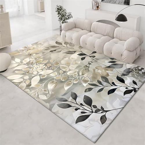 RUGMRZ Teppich Baby 130X190Cm Kinderteppich Jungen 24 Wohnzimmers Teppichs Landhausstil Deko Dreidimensionale Linien Einfaches Wohnzimmer Schmutzabweisend Pflegeleicht Graue Farbe von RUGMRZ