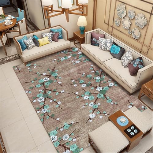 RUGMRZ Teppich Babyzimmer 200X300Cm Läufer Flur Waschbar Helle Farbe Schmutzfangmatten Zimmer Teppichen Unter Esstischwohnzimmer Mädchen Schlafzimmer Warmes Blumenmuster RUGMRZ Teppich Babyzimmer 200X300Cm Läufer Flur Waschbar Helle Farbe Schmutzfangmatten Zimmer Teppichen Unter Esstischwohnzimmer Mädchen Schlafzimmer Warmes Blumenmuster von RUGMRZ