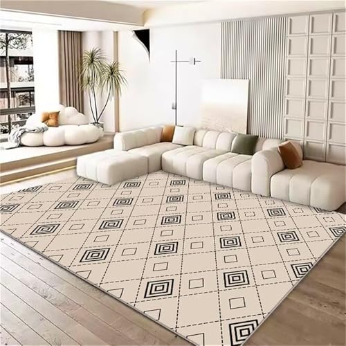 RUGMRZ Teppich Babyzimmer Geometrisches Design Langlebiger moderner Flächenteppich Area Rugs 90x150cm von RUGMRZ