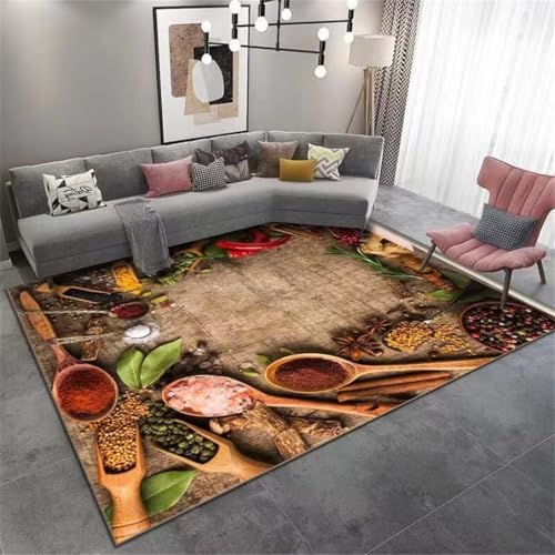 RUGMRZ Teppich Babyzimmer Junge 160X200Cm Waschbar 7 Braun Einfaches Modernes Wohnzimmer Mit Schmutziger Quadratischer Bettseite Teppiche Läufer von RUGMRZ