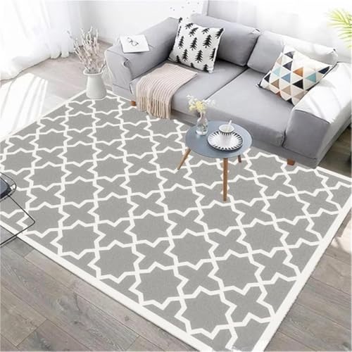 RUGMRZ Teppich Babyzimmer Mädchen Geometrische Sofadekoration Für Das Wohnzimmer Sofa Jugendzimmer Grau XXL Kinderzimmer 120X160CM RUGMRZ Teppich Babyzimmer Mädchen Geometrische Sofadekoration Für Das Wohnzimmer Sofa Jugendzimmer Grau XXL Kinderzimmer 120X160CM von RUGMRZ