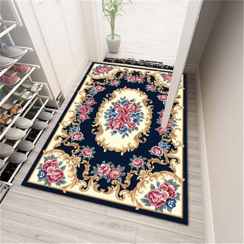 RUGMRZ Teppich Bürostuhl Geeignet Outdoor Teppiche Rosa Blau Farbschema Modern waschbar Kinder Jungen Waschbarer Wohnzimmer 200X250CM von RUGMRZ