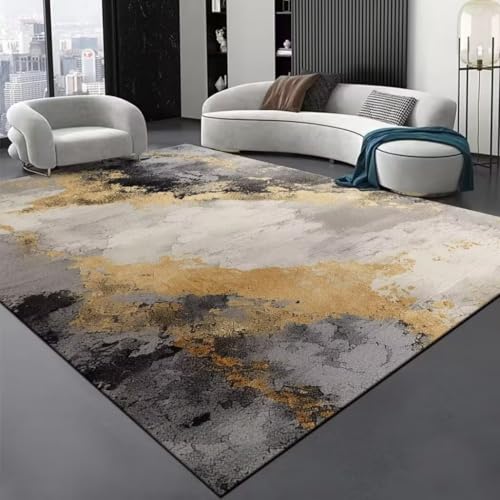 RUGMRZ Teppich Deko Kamin Rutschfestes Verschmutzungsbeständiges Waschbares Wohnzimmer Abstrakt Modern Zimmer Grau Kinderzimmerteppich Baby Mädchen 140X200CM RUGMRZ Teppich Deko Kamin Rutschfestes Verschmutzungsbeständiges Waschbares Wohnzimmer Abstrakt Modern Zimmer Grau Kinderzimmerteppich Baby Mädchen 140X200CM von RUGMRZ
