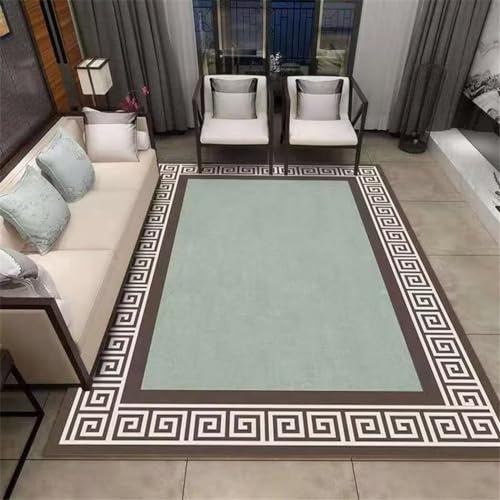 RUGMRZ Teppich Draussen Outdoor Teppich Billig Dekorativer Teppich Für Den Haushalt Leicht Zu Reinigender Orientalischer Wohnzimmerteppich Herrenteppich 80X160Cm Braun von RUGMRZ