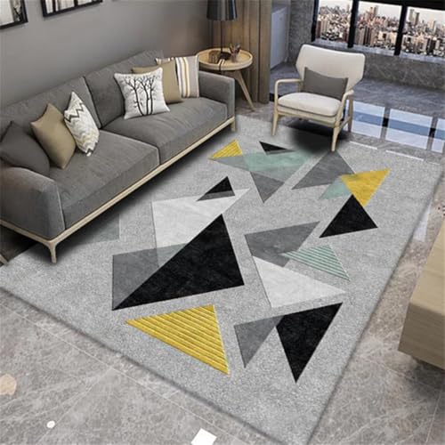 RUGMRZ Teppich Esstisch 120X160Cm Lang 25 Grau Einfaches Wohnzimmer Schlafzimmer Zu Hause Voll Möbliert Geometrisch Maschinenwaschbar Eingangsbereich Klein Flauschig RUGMRZ Teppich Esstisch 120X160Cm Lang 25 Grau Einfaches Wohnzimmer Schlafzimmer Zu Hause Voll Möbliert Geometrisch Maschinenwaschbar Eingangsbereich Klein Flauschig von RUGMRZ