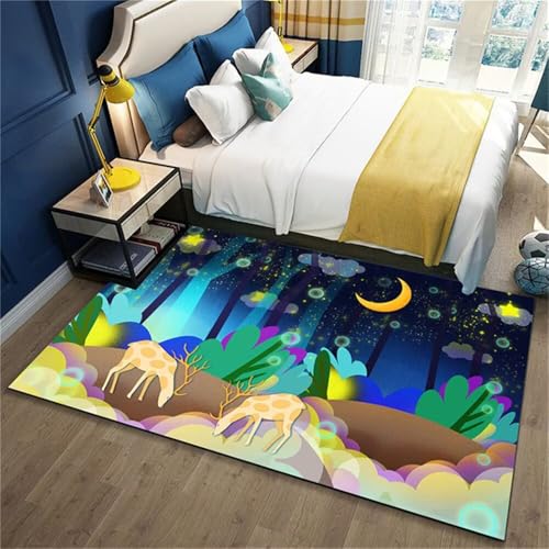 RUGMRZ Teppich Esszimmer Eingangsbereich Innen Farbe Schlafzimmer Kinderzimmer Kissen Schallabsorption Modern Bad 80X160CM RUGMRZ Teppich Esszimmer Eingangsbereich Innen Farbe Schlafzimmer Kinderzimmer Kissen Schallabsorption Modern Bad 80X160CM von RUGMRZ