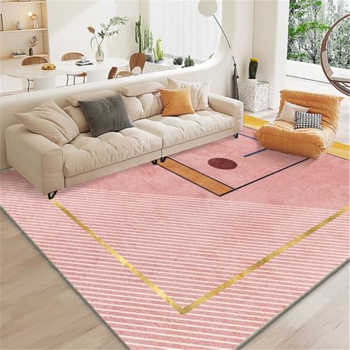 RUGMRZ Teppich Flur Bettvorleger rutschfest Moderner Stil Schöne Teppich 100X200CM von RUGMRZ