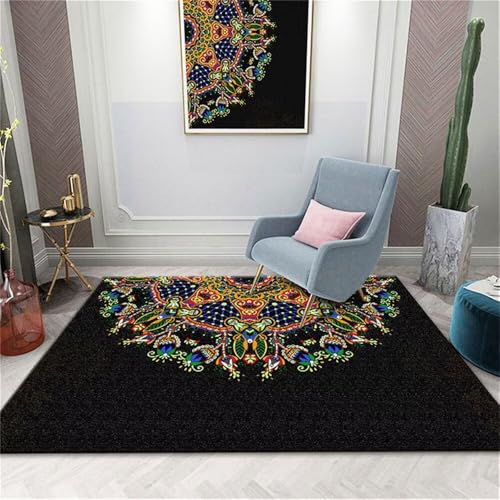 RUGMRZ Teppich Für Allergiker Großer Muster Wohnzimmer modernen Stil Anti-Fouling Hübscher Outdoor Rug 120X180CM von RUGMRZ
