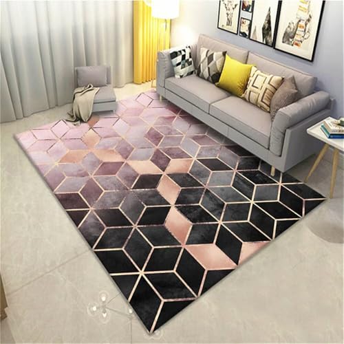 RUGMRZ Teppich Hell Landhaus Modernes geometrisches Design ist langlebig und rutschfest Kinderteppich Jungen Schlafzimmer Möbel 60X90CM RUGMRZ Teppich Hell Landhaus Modernes geometrisches Design ist langlebig und rutschfest Kinderteppich Jungen Schlafzimmer Möbel 60X90CM von RUGMRZ