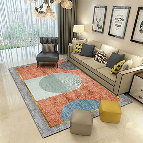 RUGMRZ Teppich Industrial Teppich Muster Minimalistischer Teppich Mit Geometrischem Muster In Grau Und Orange Für Den Innen- Und Außenbereich Teppich Baby 170X240CM RUGMRZ Teppich Industrial Teppich Muster Minimalistischer Teppich Mit Geometrischem Muster In Grau Und Orange Für Den Innen- Und Außenbereich Teppich Baby 170X240CM von RUGMRZ