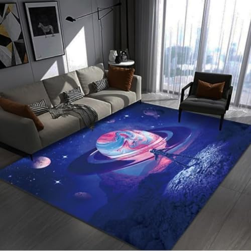 RUGMRZ Teppich Industrial rutschfeste Verschmutzungsbeständige Wasserwischbare Sterne Wohnzimmer Abstrakt Wohnzimmerteppich Blau Couch Flur 180X250CM RUGMRZ Teppich Industrial rutschfeste Verschmutzungsbeständige Wasserwischbare Sterne Wohnzimmer Abstrakt Wohnzimmerteppich Blau Couch Flur 180X250CM von RUGMRZ