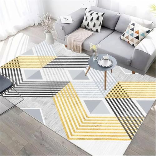 RUGMRZ Teppich Jungen Geometrische Sofadekoration Für Das Wohnzimmer Flur Grau Draußen Moderne Dekoration 300X400CM RUGMRZ Teppich Jungen Geometrische Sofadekoration Für Das Wohnzimmer Flur Grau Draußen Moderne Dekoration 300X400CM von RUGMRZ