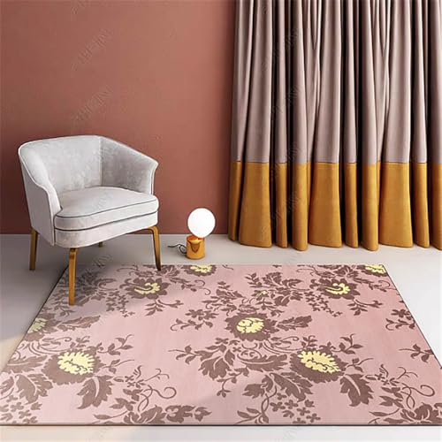 RUGMRZ Teppich Kinderzimmer Regenbogen 80X160Cm Carpet Living Room 15 Rosa Licht Luxus Wohnzimmer Einfache Haushalt Schlafzimmer Blumen Mädchen Möbelgleiter RUGMRZ Teppich Kinderzimmer Regenbogen 80X160Cm Carpet Living Room 15 Rosa Licht Luxus Wohnzimmer Einfache Haushalt Schlafzimmer Blumen Mädchen Möbelgleiter von RUGMRZ